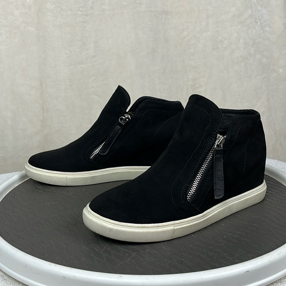 Steve Madden Athlefit Wedge Sneakers Hidden Heel Platform Wedge Booties